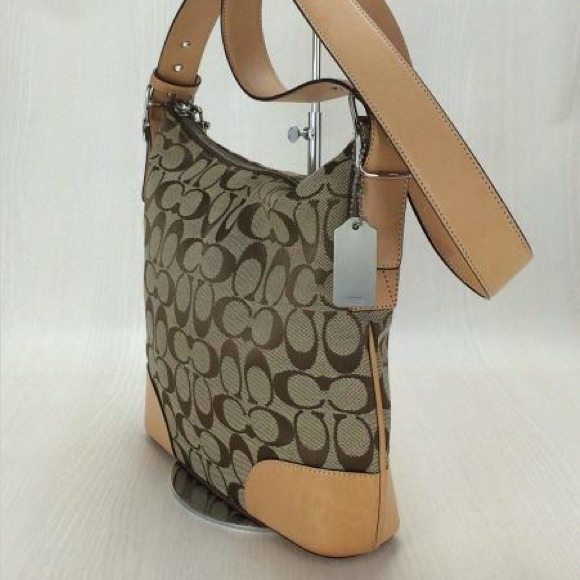 Coach Vintage Signature Monogram Shoulder Bag - Picture 6 of 9